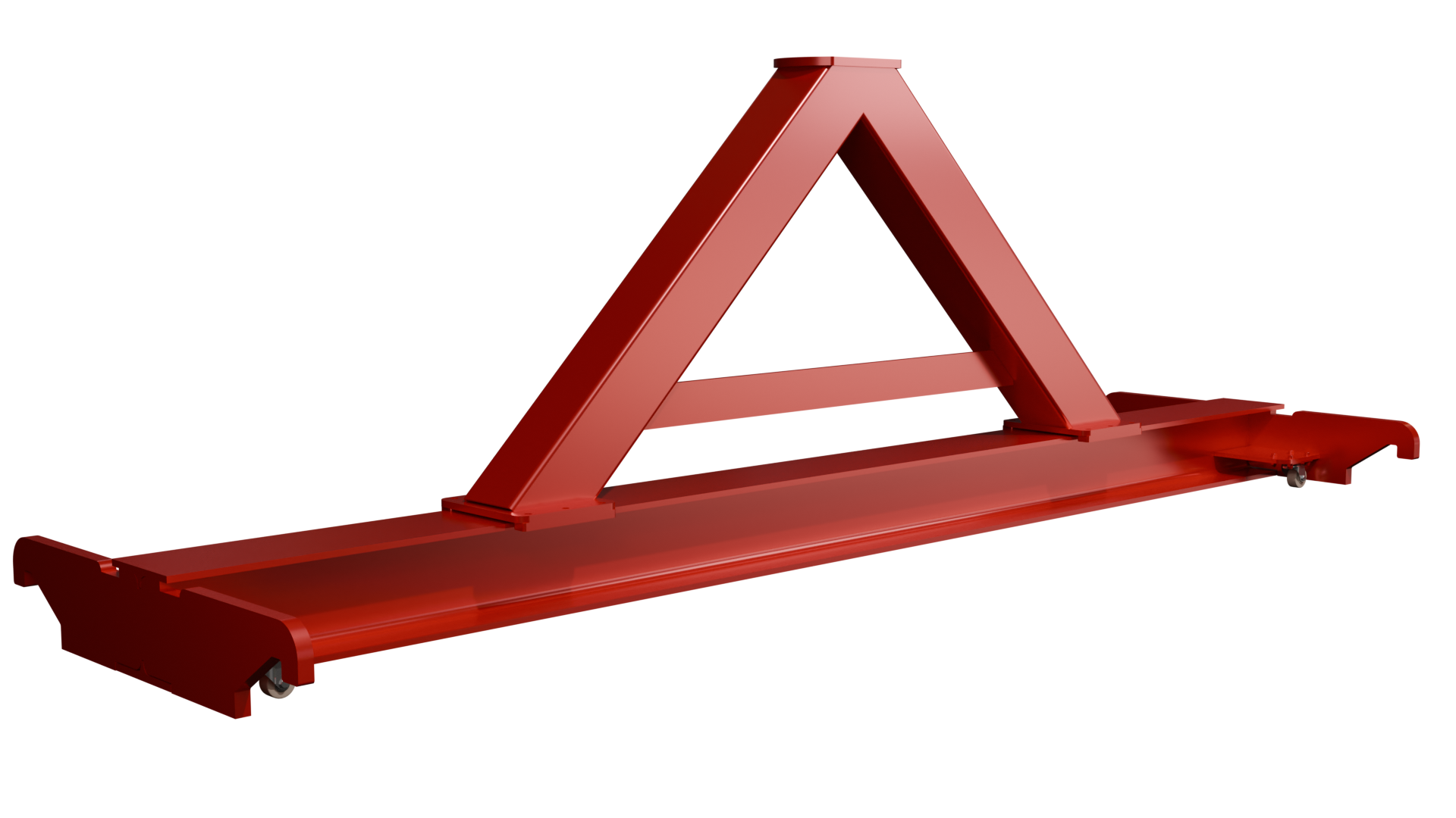 Triangular support for semi-trailer - Muller Automotive